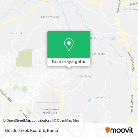 Gözde Erkek Kuaförü harita