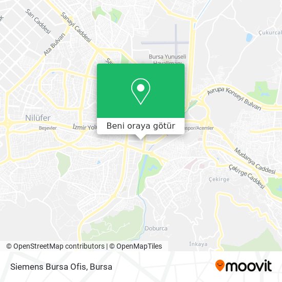 Siemens Bursa Ofis harita