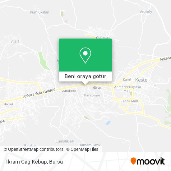 İkram Cag Kebap harita