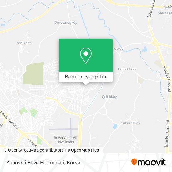 Yunuseli Et ve Et Ürünleri harita