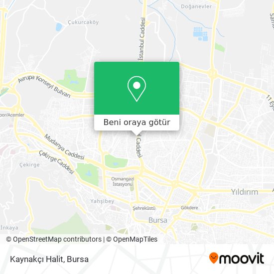 Kaynakçı Halit harita