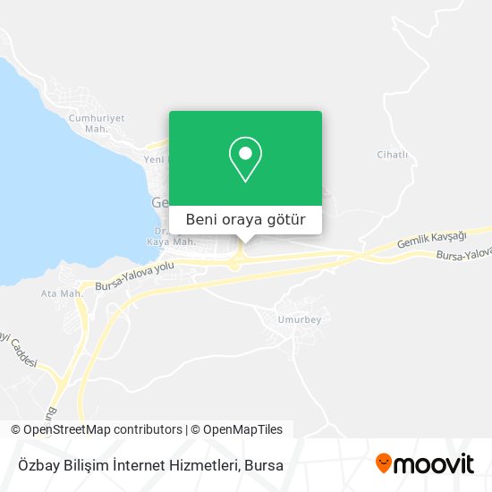 Özbay Bilişim İnternet Hizmetleri harita