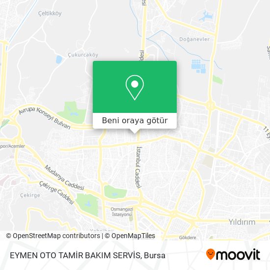 EYMEN OTO TAMİR BAKIM SERVİS harita