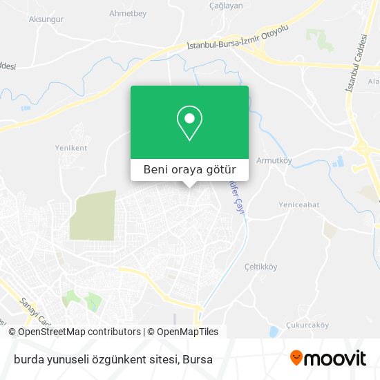 burda yunuseli özgünkent sitesi harita