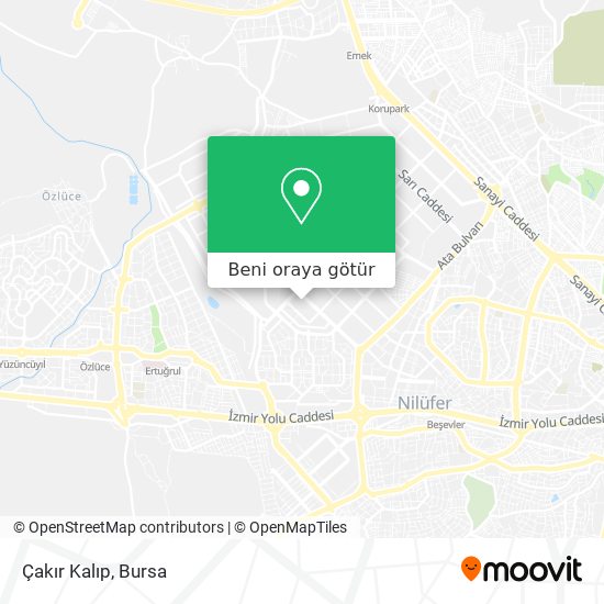 Çakır Kalıp harita