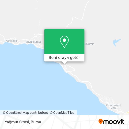 Yağmur Sitesi harita