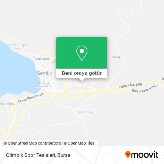 Olimpik Spor Tesisleri harita
