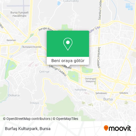 Burfaş Kulturpark harita