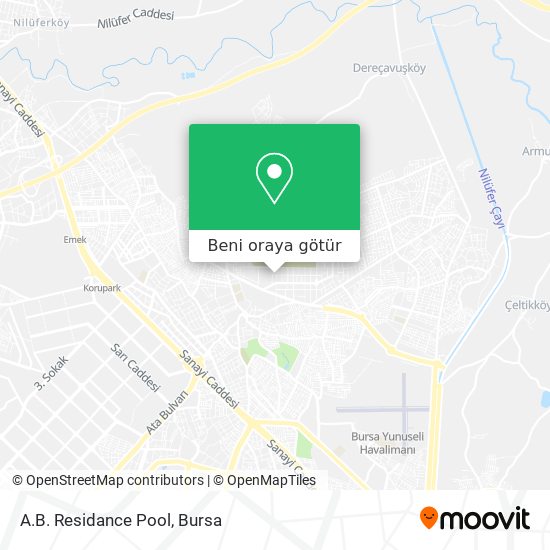 A.B. Residance Pool harita