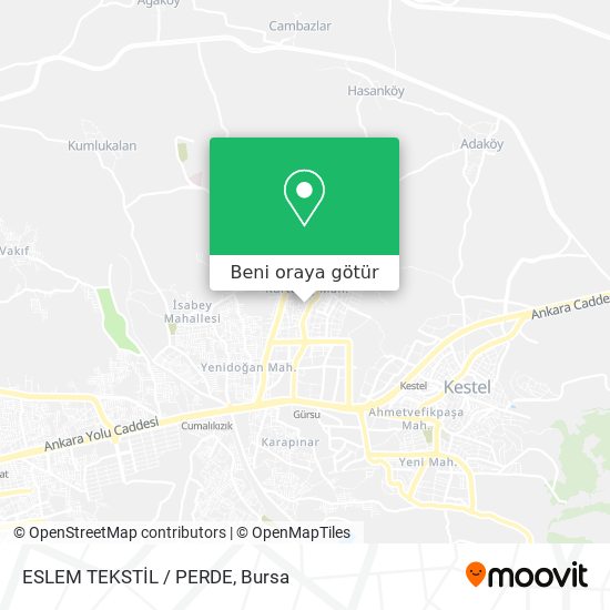 ESLEM TEKSTİL / PERDE harita