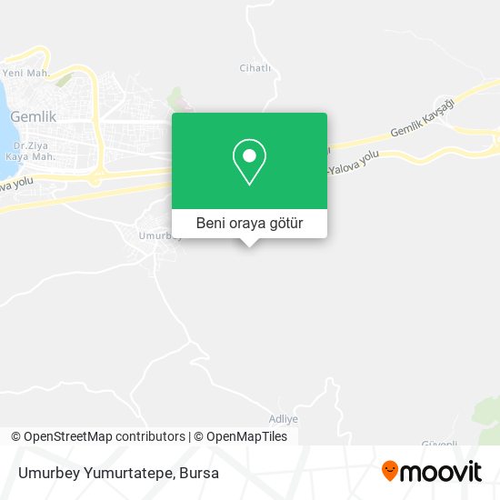 Umurbey Yumurtatepe harita