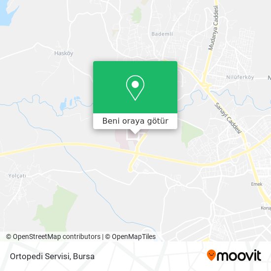 Ortopedi Servisi harita
