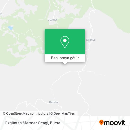 Özgüntas Mermer Ocagi harita
