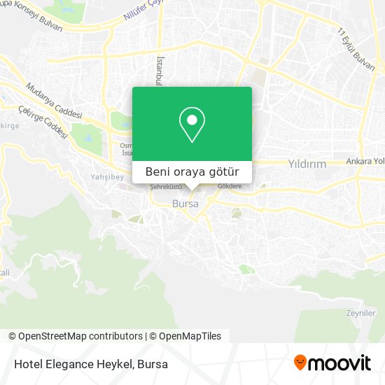 Hotel Elegance Heykel harita