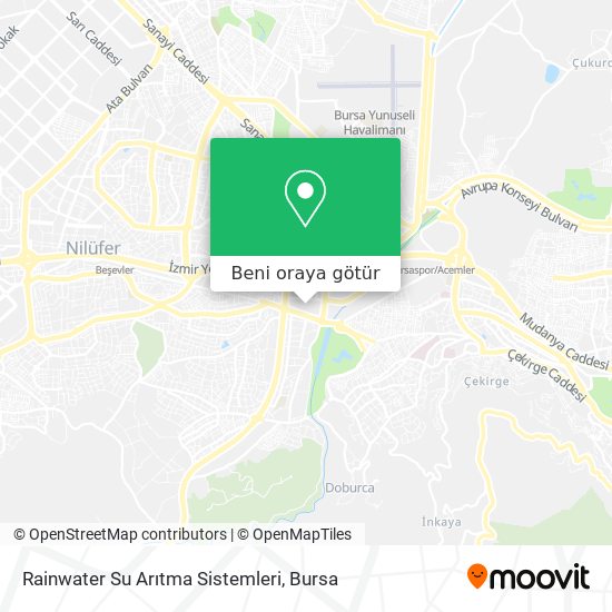 Rainwater Su Arıtma Sistemleri harita