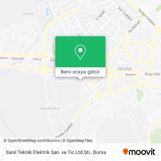 Sanıl Teknik Elektrik San. ve Tic.Ltd.Şti. harita