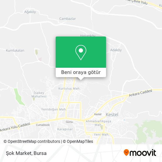 Şok Market harita