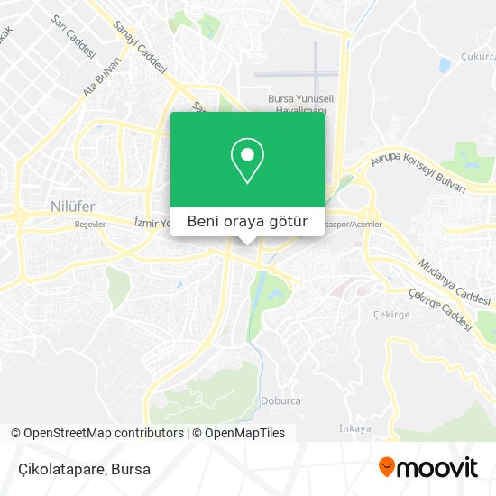 Çikolatapare harita