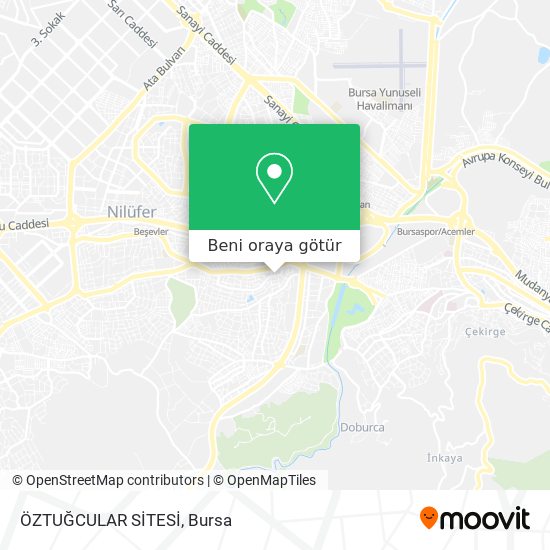 ÖZTUĞCULAR SİTESİ harita