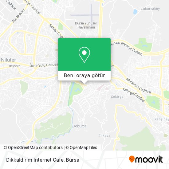 Dikkaldırım Internet Cafe harita