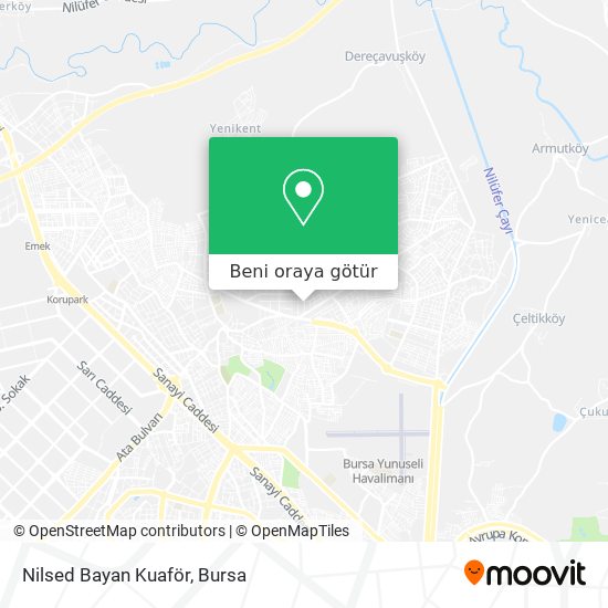 Nilsed Bayan Kuaför harita