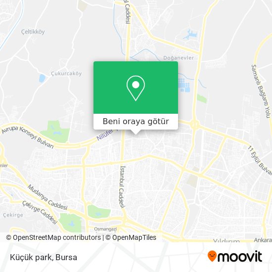 Küçük park harita