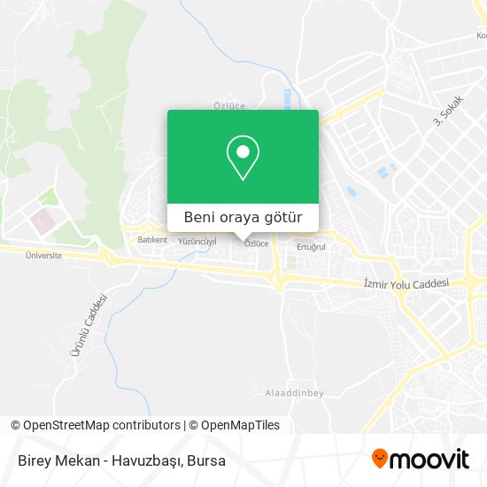 Birey Mekan - Havuzbaşı harita