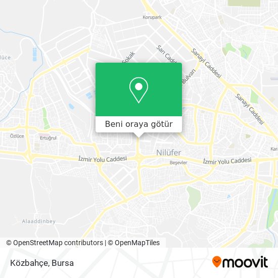 Közbahçe harita