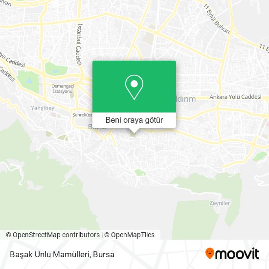 Başak Unlu Mamülleri harita