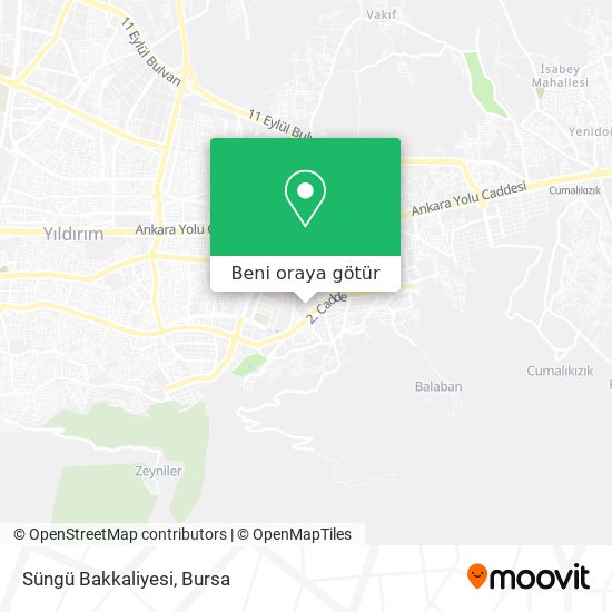 Süngü Bakkaliyesi harita