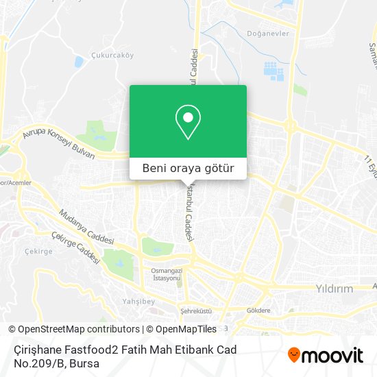 Çirişhane Fastfood2 Fatih Mah Etibank Cad No.209 / B harita