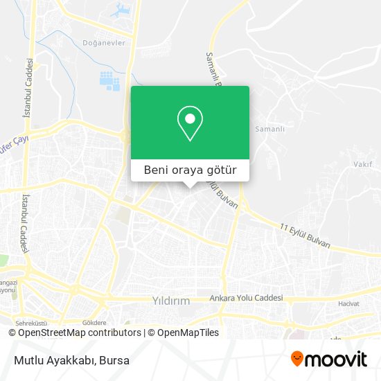 Mutlu Ayakkabı harita