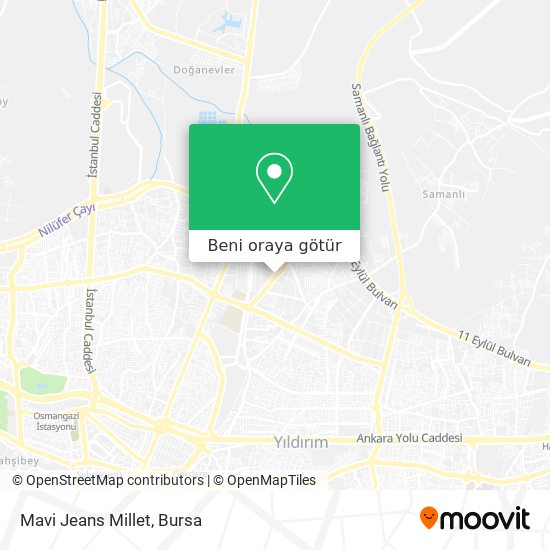 Mavi Jeans Millet harita