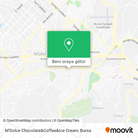 M’Dolce Chocolate&Coffee&Ice Cream harita