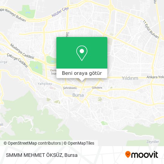 SMMM MEHMET ÖKSÜZ harita