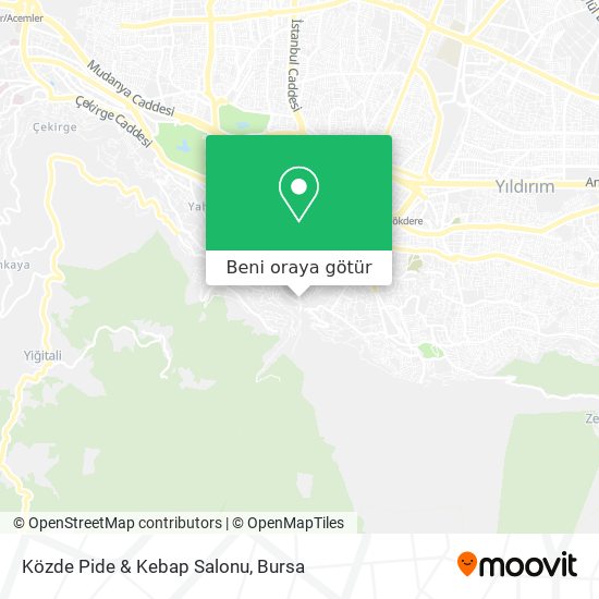 Közde Pide & Kebap Salonu harita