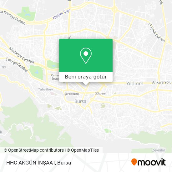 HHC AKGÜN İNŞAAT harita
