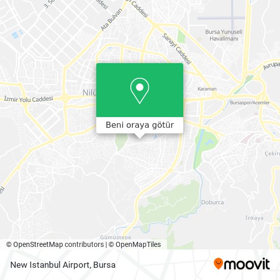 New Istanbul Airport harita