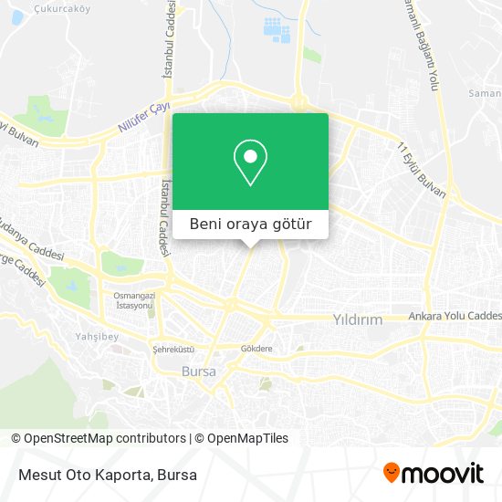 Mesut Oto Kaporta harita