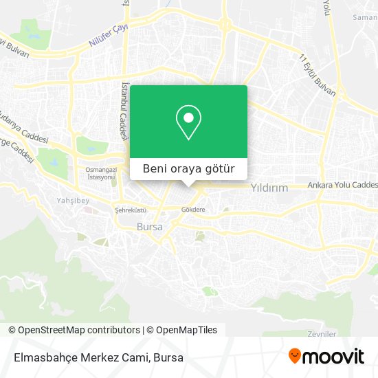 Elmasbahçe Merkez Cami harita