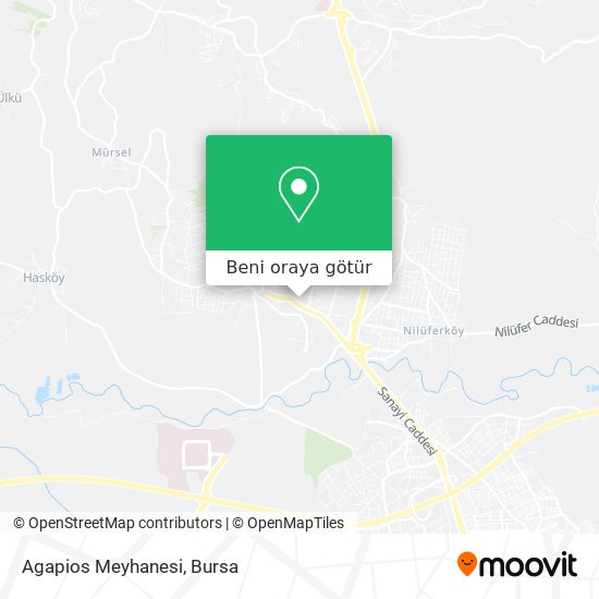 Agapios Meyhanesi harita