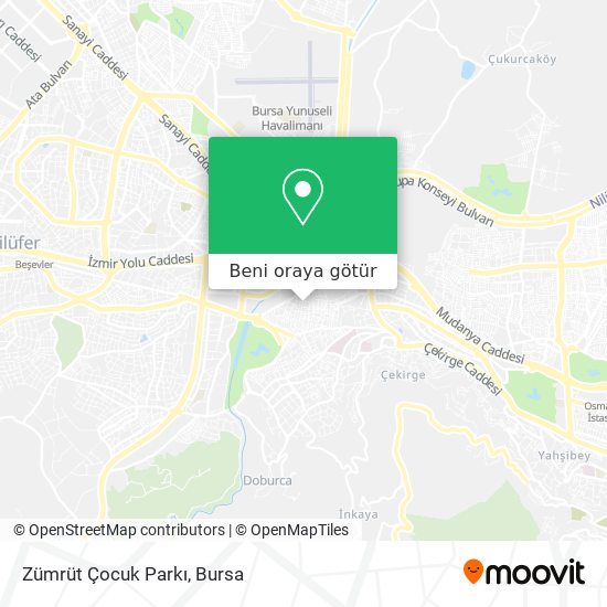 Zümrüt Çocuk Parkı harita