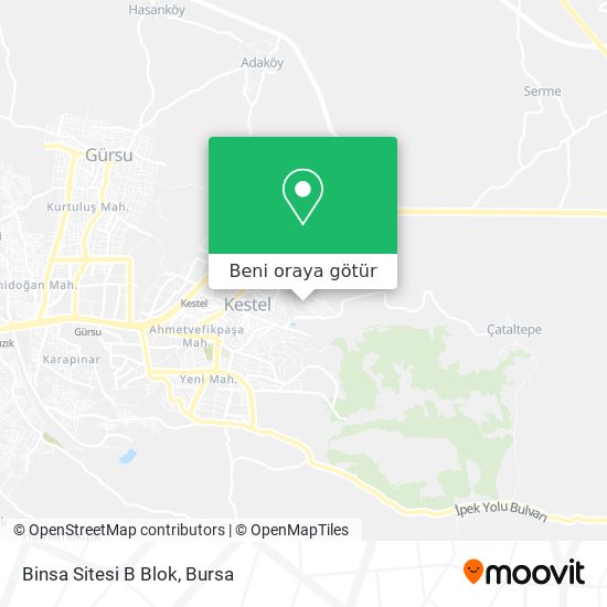 Binsa Sitesi B Blok harita