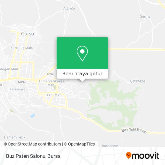 Buz Paten Salonu harita