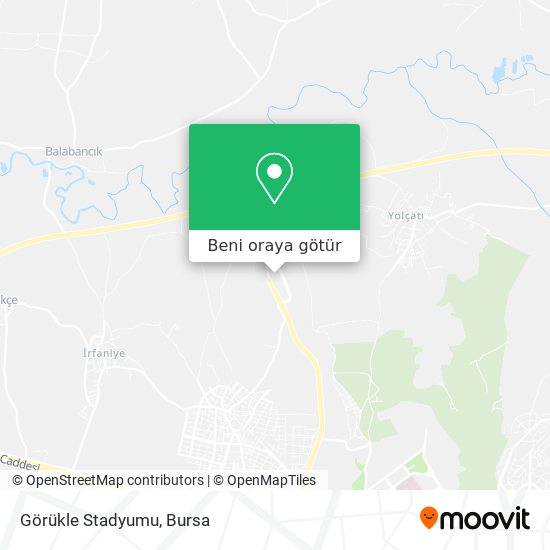 Görükle Stadyumu harita