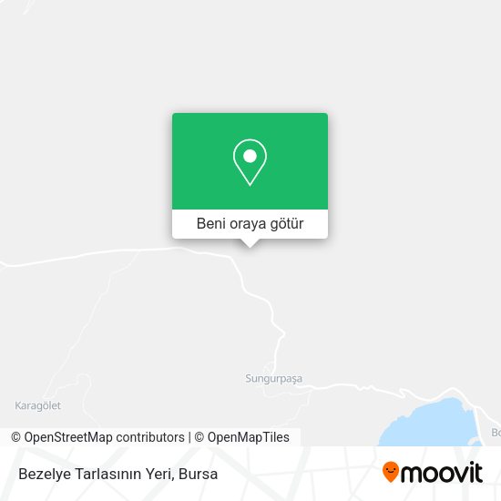 Bezelye Tarlasının Yeri harita