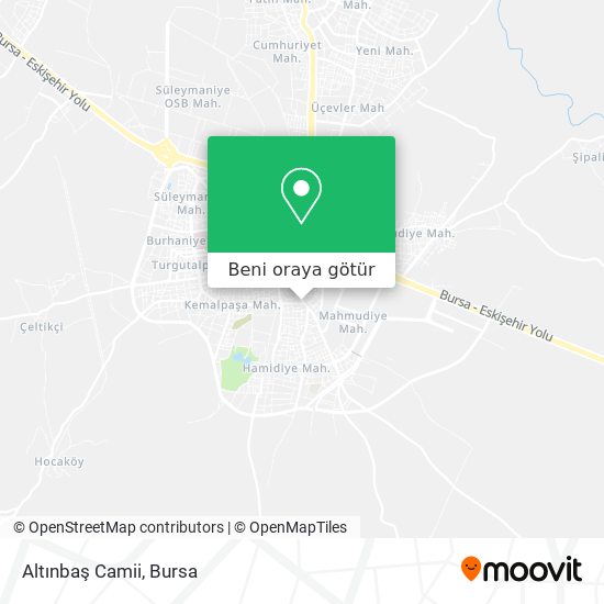 Altınbaş Camii harita