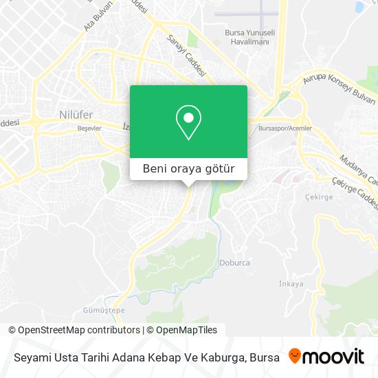 Seyami Usta Tarihi Adana Kebap Ve Kaburga harita