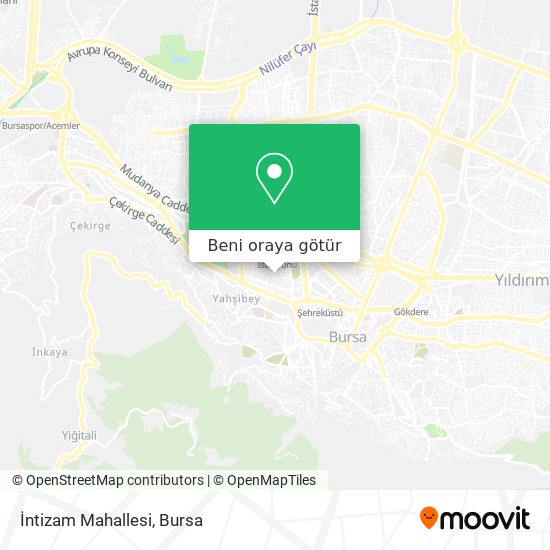 İntizam Mahallesi harita