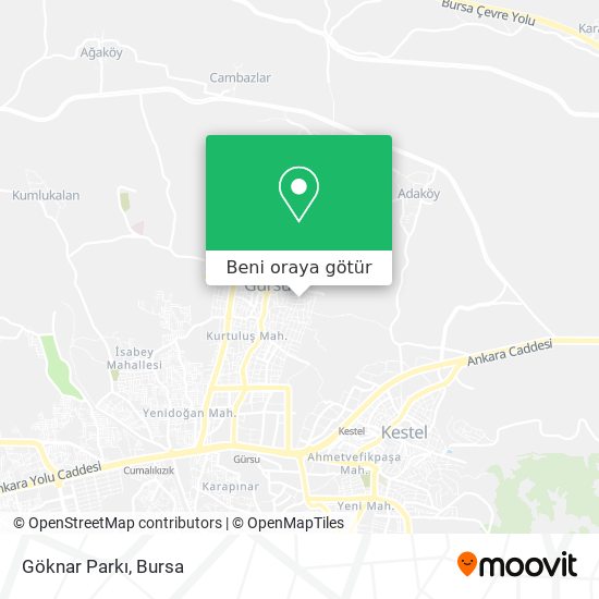 Göknar Parkı harita